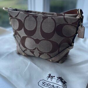 Carly Mini Baguette Khaki Jacquard